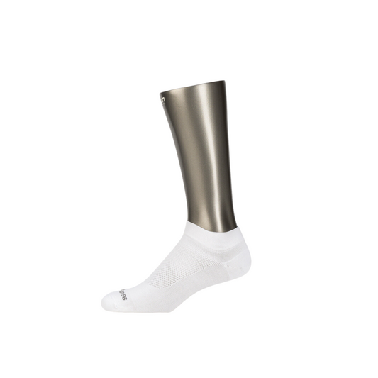 Ankle-High Compression Socks - White