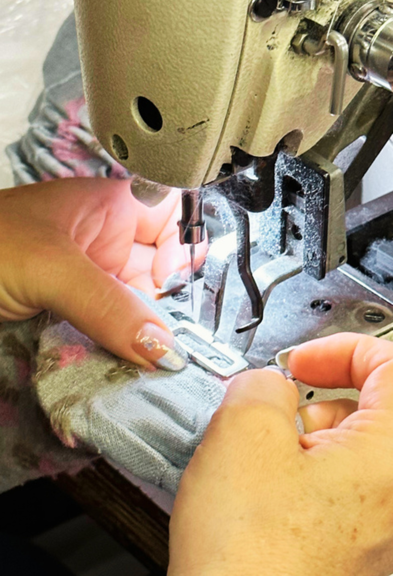 Compression sock craftsmanship in a Colombian textile workshop